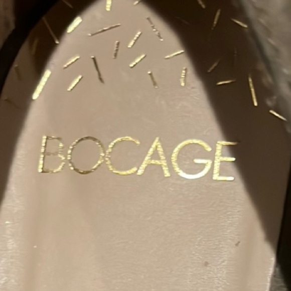 Bocage brown suede Loafers with Gold studded toe design size 39 or US 8 1/2 - Picture 2 of 9